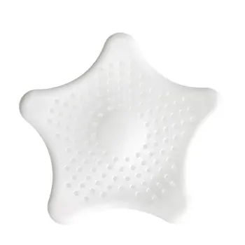 

Starfish Silicone Filter Floor Drain Cover Anti-Clogging Filter Bathroom Hair Filter Swimming Pool Kitchen Fruit Trash Filter