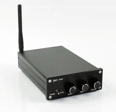 TAS5613 AMP HiFi 2,1 канала 75 Вт* 2+ 150 Вт ЦАП декодирования Bluetooth 4,2/5,0 опционально класса D полный цифровой аудио Мощность усилитель - Цвет: 4.2 Bluetooth black