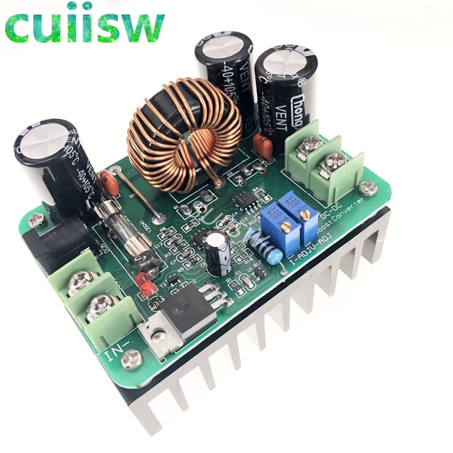 600W High Power DC to DC Boost Converter DC 12-60V to 12-80V Boost Module  Board Step-up Transformer