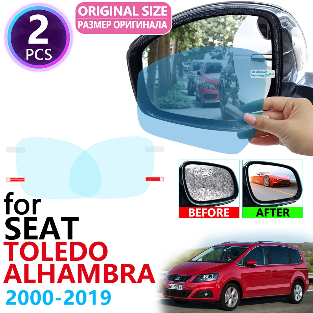 for Seat Mii e Toledo MK4 Alhambra 7M 7N Full Cover Rearview Mirror Anti Fog Rainproof Anti Fog Film Clean Car Accessories|Car Stickers| - AliExpress