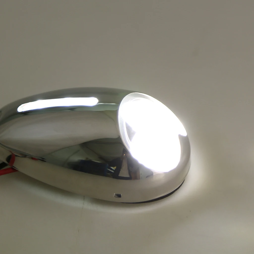 6300K 315LM LED Boat Marine Bow Docking Lights Surface Mount 12V