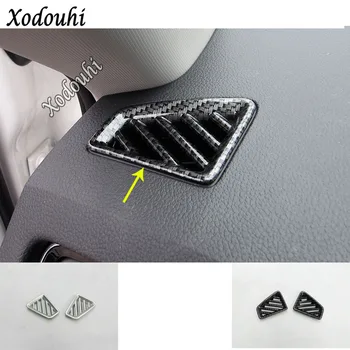 

For Skoda Kodiaq 2017 2018 2019 2020 Car Styling Body Cover Garnish Detector Trim Front Air Condition Outlet Vent 2pcs