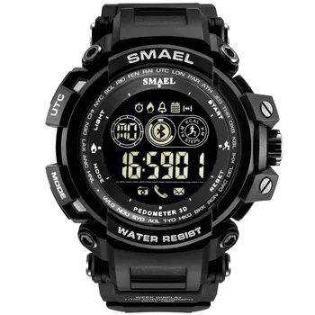 

Digital Watches Waterproof SMAEL Watches Men Sport relogio masculino Military Clock Men Digital LED 8018 Smart Bluetooth Watches