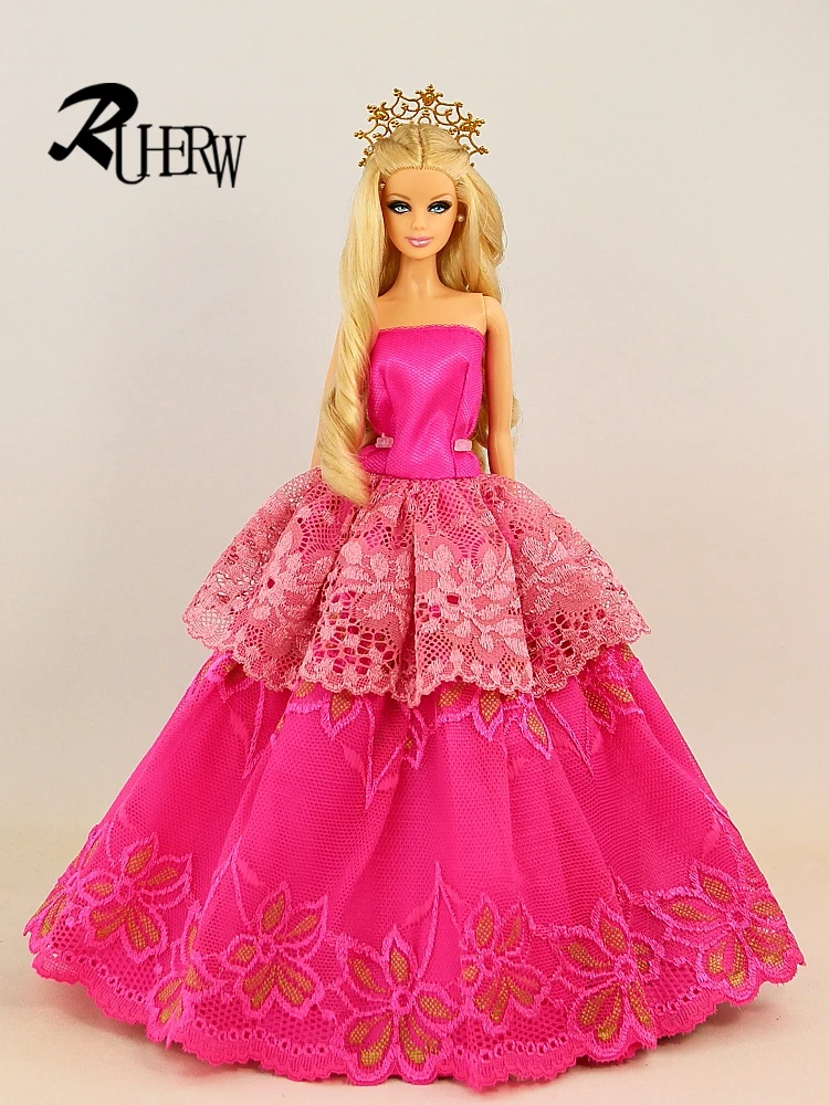Wedding Dress Princess Gown For Barbie doll Doll accessories doll accessories,doll clothes,barbie doll clothes