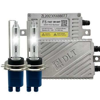 

1set DLT AC Hid Xenon Kit 55W Block Ignition Electronic Slim Fast Ballast UV Stop High Bright Headlight Bulb H7 H1 H11 HB3 HIR2