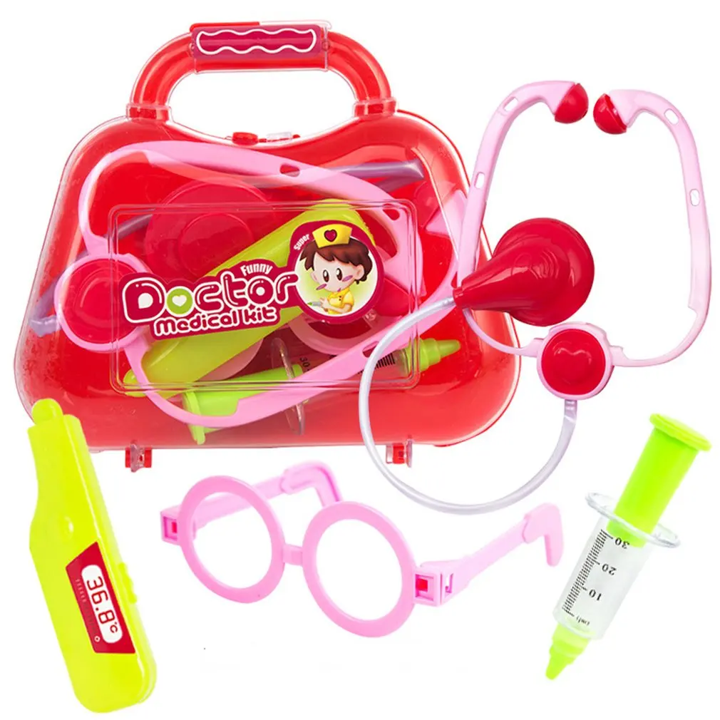 

Bright Color Children Kids Cosplay Doctor Toys Set Funny Educational Simulation Medicine Suit Toys Best Gifts