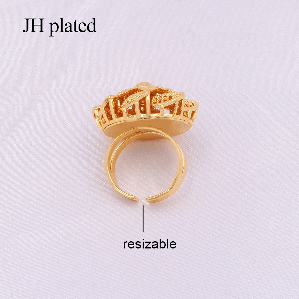 Кольцо невесты в Дубае вечерние кольца золотого цвета 24 к для женщин свадебные