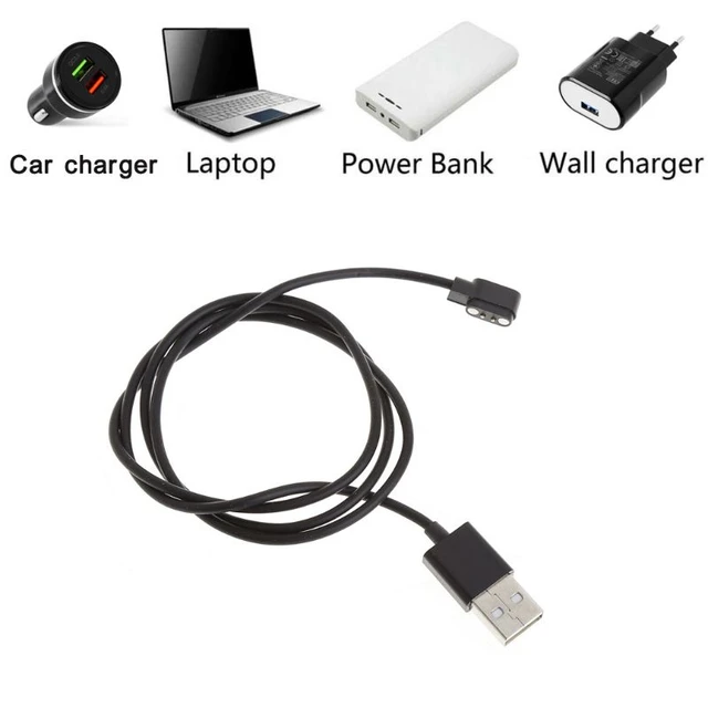 Câble de chargement USB 2 broches pour montre connectée, câble de Charge de  remplacement - AliExpress