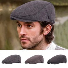 Мужская и Женская Классическая модная кепка Baker Boy, кепка Newsboy для вождения, плоская кепка, шерстяной берет, мужские зимние шапки Gorras Para Hombre