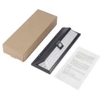 

OUTAD 3.7V 2200MA 440lm Wall Mounted 120 Degree Sensor Angle PIR Sensor Light Control Dimmable 54 LED Solar Sensor Light