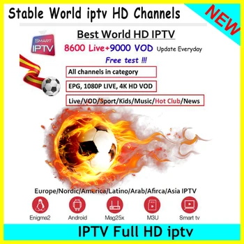 

1 Year HD Italain IPTV Subscription 8600 LiveTV MOD For Android TV Box smart tv Enigma2 Free test IPTV M3U sports
