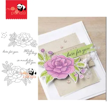 

MP124 flower LOVE Metal Cutting Dies and Stamps Stencil For DIY Scrapbooking Paper/photo Cards Embossing Dies