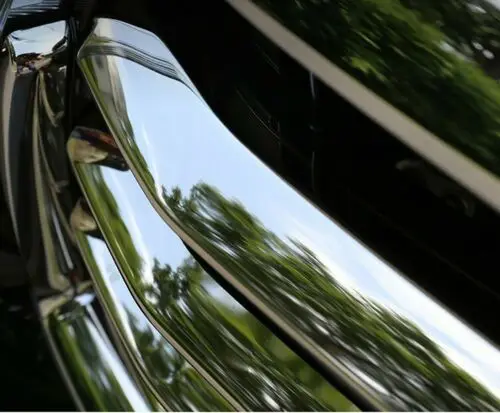 Стальная передняя решетка решетки бампер крышка отделка 4 шт для Toyota Highlander
