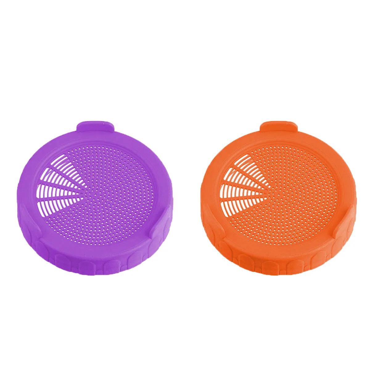 메이슨 항아리 돋아 뚜껑 플라스틱 스크린 스트레이너 캡 씨앗 보관 커버 콩 브로콜리 알팔파 주방 가제트, 2 개 