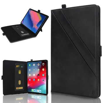 

Double support Case For iPad Pro 12.9 2018 Smart Cover PU Leather Card Wallet Flip Cover for ipad pro 12 9 case 2018 Funda Capa
