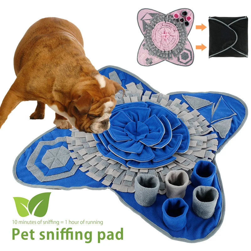 Alfombrilla de entrenamiento para perros y mascotas, estera de franela para entrenamiento con juegos interactivos