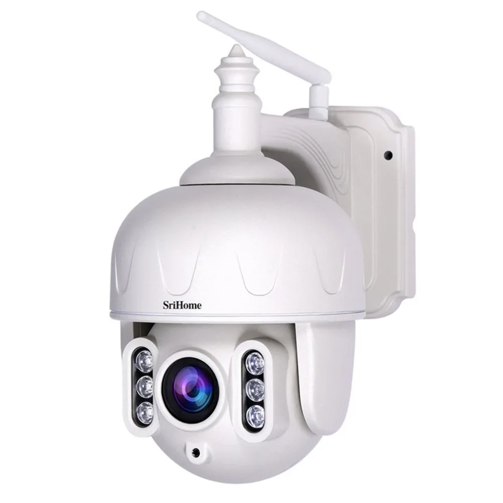 SH028 3.0MP Открытый IP Камера Водонепроницаемый 5X Оптический зум, Wi-Fi, Камера 360 P2P 2-полосная аудио Беспроводной видеонаблюдения PTZ