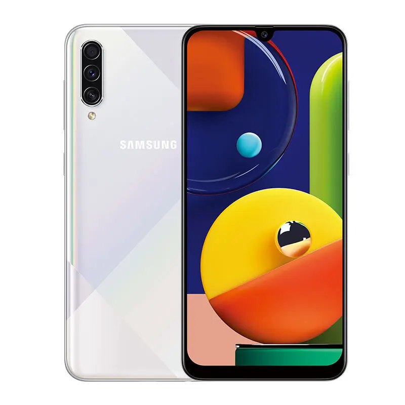 Samsung A50s 6," Super AMOLED 4x zoom Поддержка NFC Google Playstore 6G 128G 2340*1080 4 камеры 48MP 4000mAh отпечаток пальца ID - Цвет: 6G 128G White