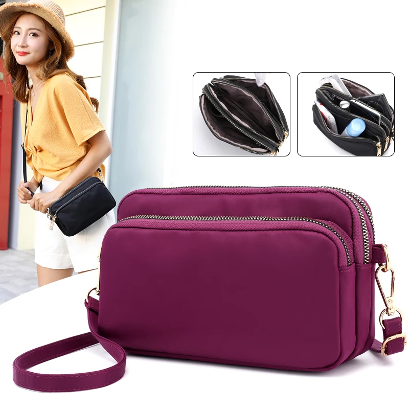 

Famous Brand Women small Shoulder Bags Female Messenger Bag Nylon Handbag Crossbody Bag purses bolsa feminina sac a main