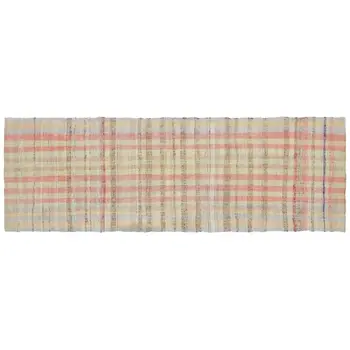 

Handmade Multicolor Vintage English Striped Rug Runner Rug 102x305 Cm-3'4''X10'0''