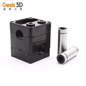 

Hot End Plastic Frame Kit Dual Heads Liner Bearing Ultimaker 2 UM2 Extruder For 1.75/3.0mm Filament Olsson block kits 3D Printer