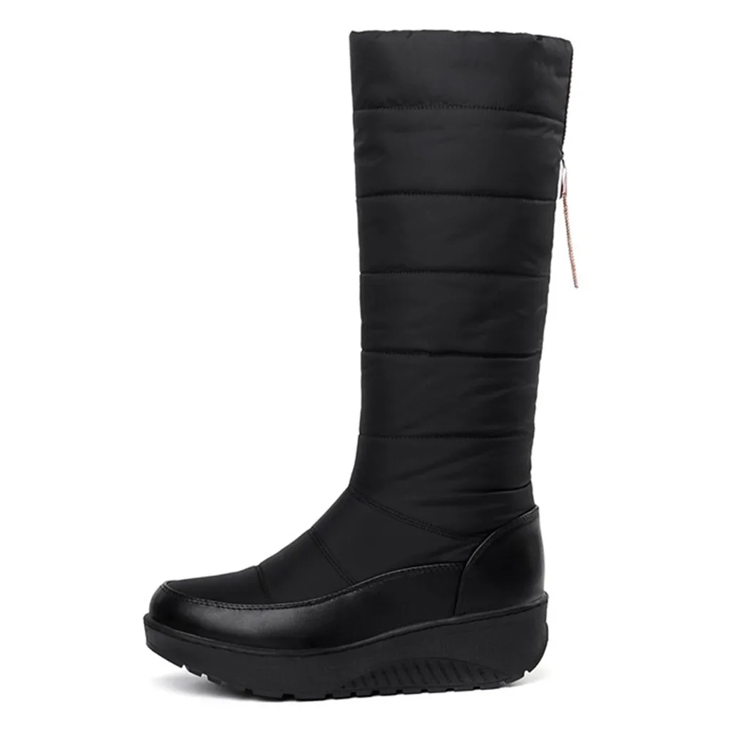 Женские ботинки; женские плюшевые зимние ботинки; водонепроницаемые зимние ботинки; женская обувь; женские теплые ботинки, увеличивающие рост; Botas Mujer