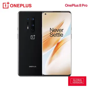 Перейти на Алиэкспресс и купить Смартфон OnePlus 8 Pro, глобальная версия, 8 Гб 128 ГБ, Snapdragon 865, 6,78 дюйма, 120 Гц, жидкокристаллический AMOLED дисплей 3168x1440, 4510 мАч, 30 Вт, NFC