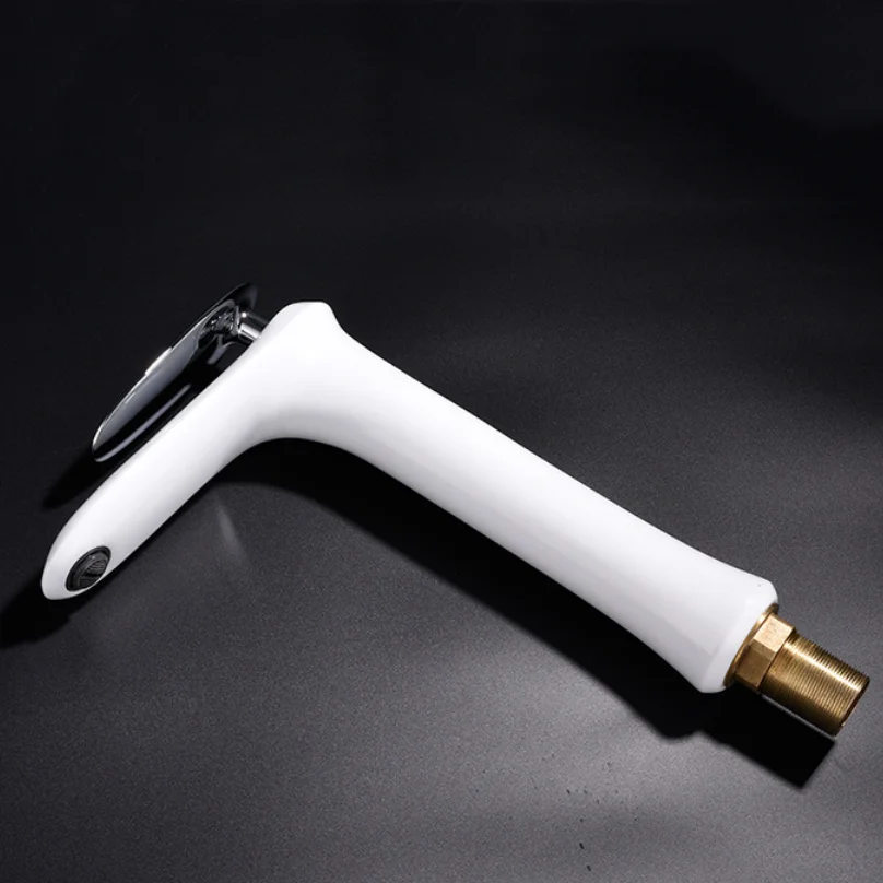 3color European Brass Creative Heightenin Faucet Balcony Bathroom Wash Basin Hot And Cold Water Mixing Tap Counter Basin Bibcock