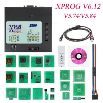 

XPROG V6.12 Add New Authorization V5.74 V5.84 X-PROG M Full Adapters Metal Box XPROG-M ECU Programmer Tool X Prog M V6.12 Dongle