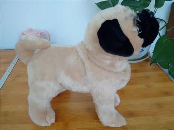 

Original Shar Pei Bulldog Dog Simulation Animal Soft Stuffed Plush Toy Doll Children Baby Birthday Gift