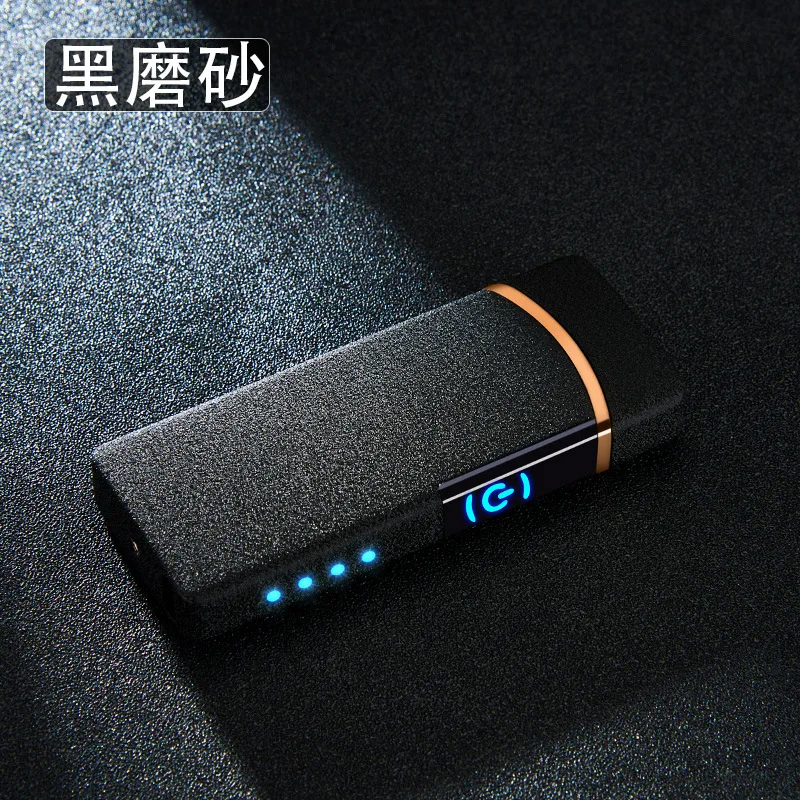 Новая плазменная Зажигалка Электронная зажигалка Прикуриватель для курения Usb металлическая ветрозащитная зарядка двойная дуговая зажигалка - Цвет: 1