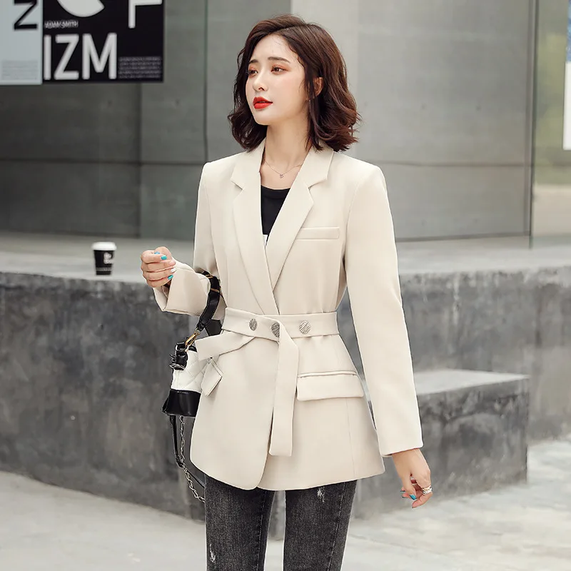 

Korean-style Loose-Fit Casual Suit Jacket Women's 2019 Spring And Autumn New Style WOMEN'S Dress-Style Elegant British Style Sui