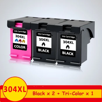 

XiangYu 3pcs/set for HP 304 304xl Ink Cartridge for HP Deskjet 3720 3721 3723 3724 3730 3732 3752 3755 3758 printer