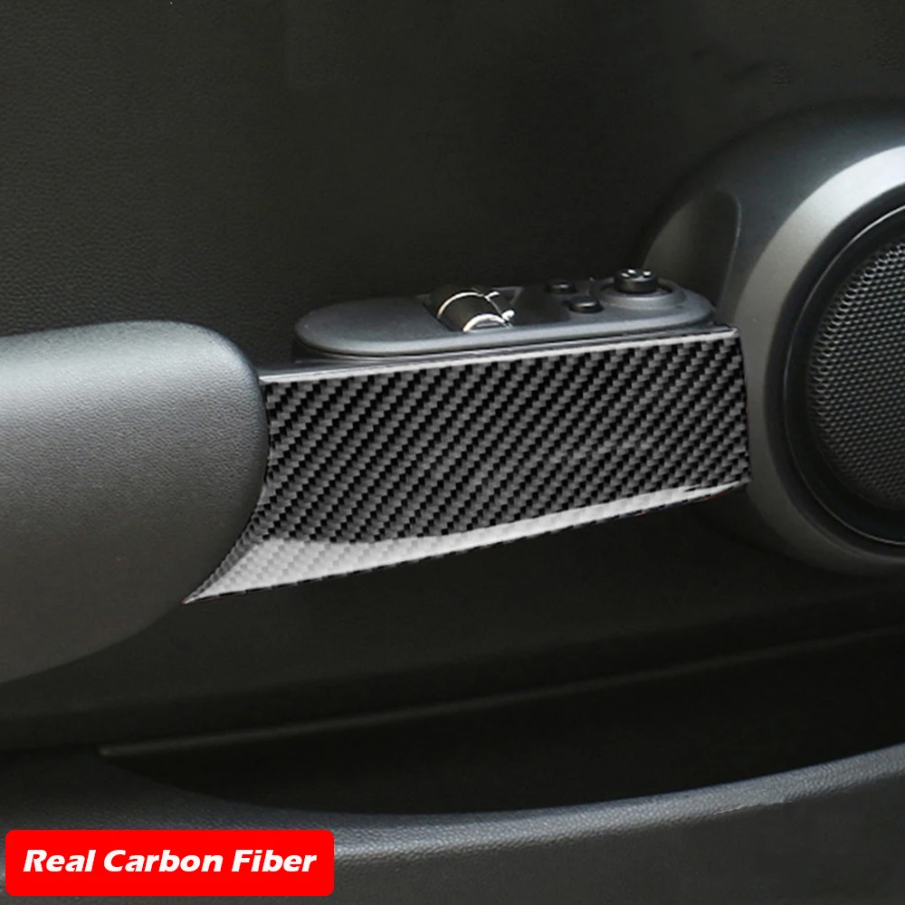 Kipalm для Mini Cooper F55 F56 JCW карбоновая дверная ручка накладка наклейка наклейки для Mini Cooper интерьерные аксессуары