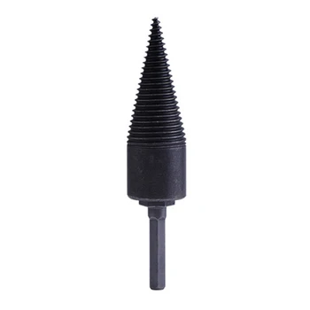 

High Quality Carbon Steel Log Splitter Drill Bit Screw Cone Kindling Firewood Hand Stick 45 Mm Household Log Drill Bit