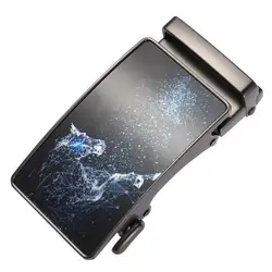 Hebilla de cinturón para hombre, hebilla de cinturón de ocio, hebilla de trinquete automática, aleación adecuada para cinturón de 3,3-3,6 cm