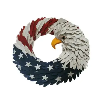 

35cm American Eagle Wreath - Patriotic Wreath for Front Door Election Vote President