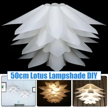 

DIY Pendant Lights Retro Puzzle Lampshade Self Assembly 48pcs/lot White Celing Lights Lamp Shade Home Party Chrimates Decoration