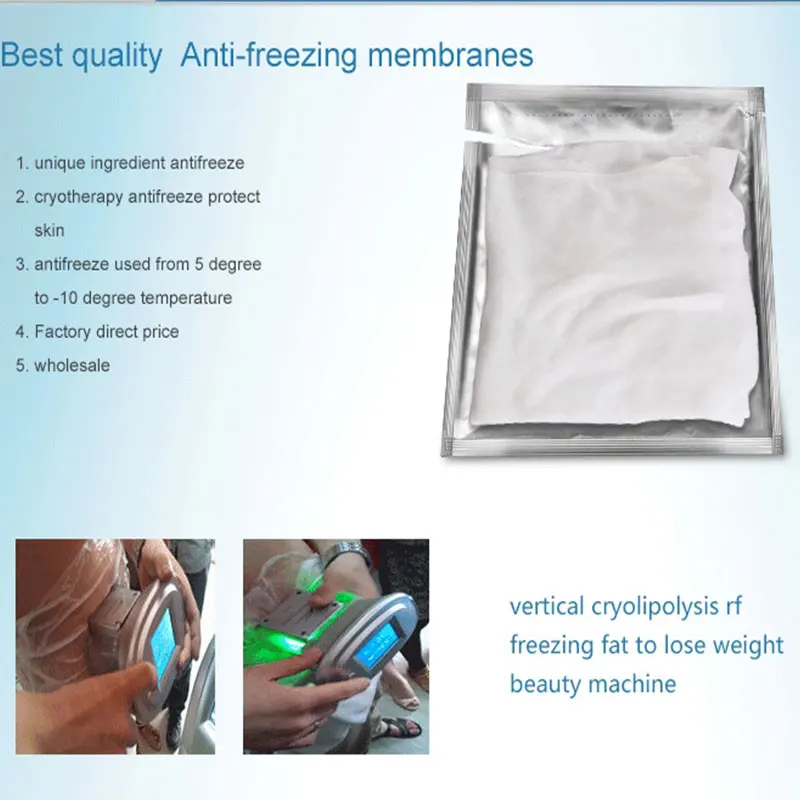 Anti Cellulite Fat Loss Dissolve Cryolipolysis Therapy 24*43 Slimming Body Arm Leg Fat Burning Antifreeze Membrane Lipolysis