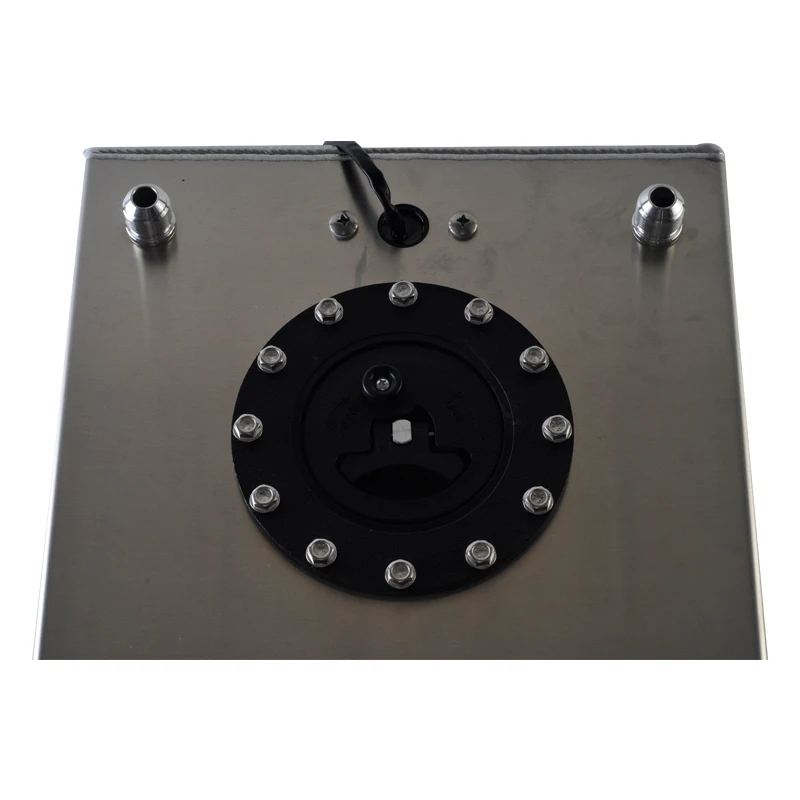 Universal 40L Aluminium Fuel Surge tank with Cap Fuel cell 40L with sensor foam inside