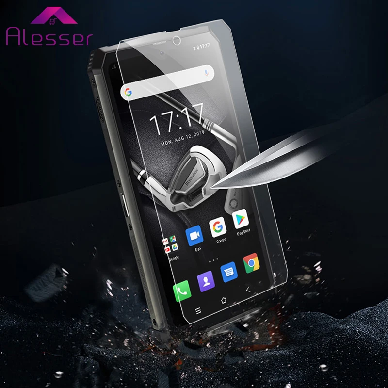 

Alesser For Blackview BV9100 Premium Tempered Glass Film Scratch-proof Protective Steel Film6.3''For Blackview BV9100 Glass Film