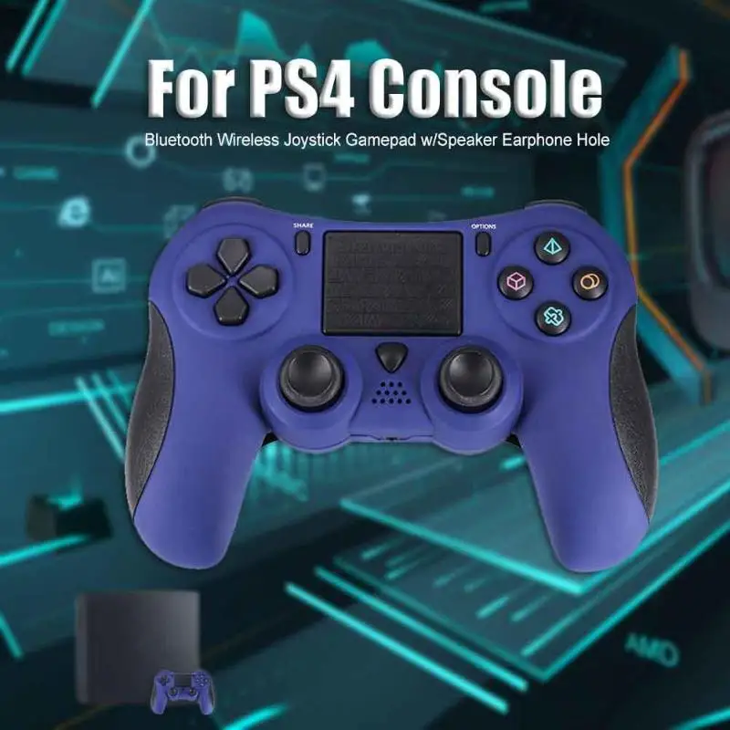 Bluetooth беспроводной джойстик геймпад для PS4 консоли портативный RGB контроллер ж/динамик наушники отверстие для PS4 Pro/PS4 Slim консоль