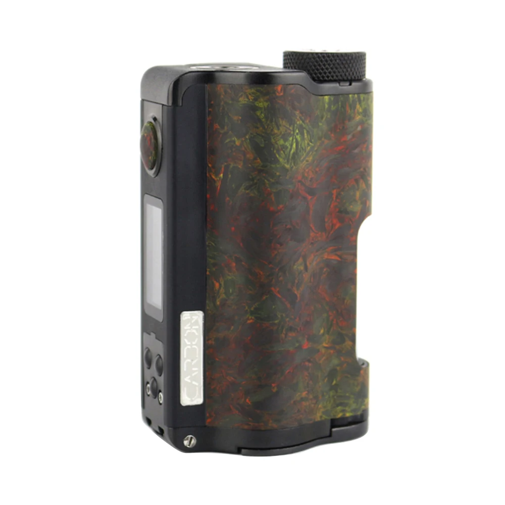 DOVPO Topside Dual Carbon Squonk Mod с чипом YIHI Питание от двух аккумуляторов 18650 максимум 200 Вт Выход DOVPO Topside vs Drag 2 - Цвет: Carbon Rusty
