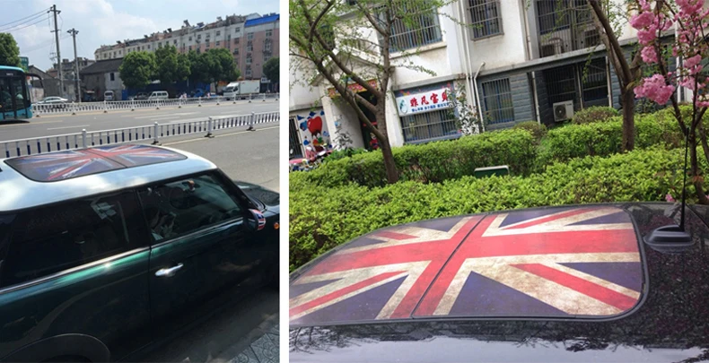 Для MINI COOPER S JCW F54 F55 F56 F60 R55 R56 R60 R61 Автомобильная панорамная крыша наклейки 3D Pull цветы автомобильные аксессуары для наружного стайлинга