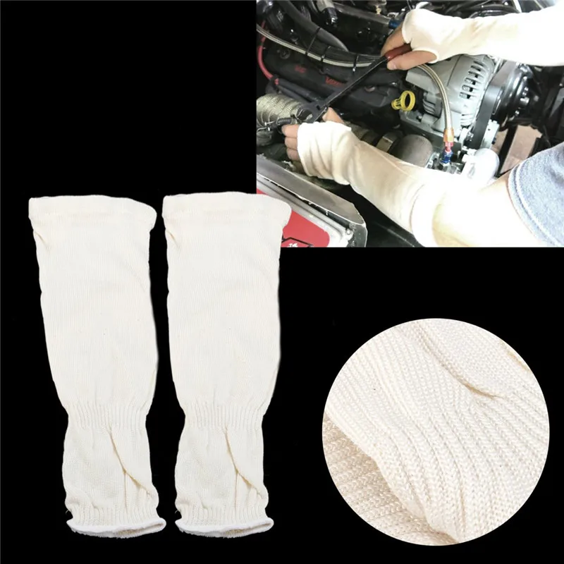 

1 Pair Welding Protection Sleeves Cutting Resistant flame Resistant Heat Protective Welding Lengthen Arm Sleeves Denim working