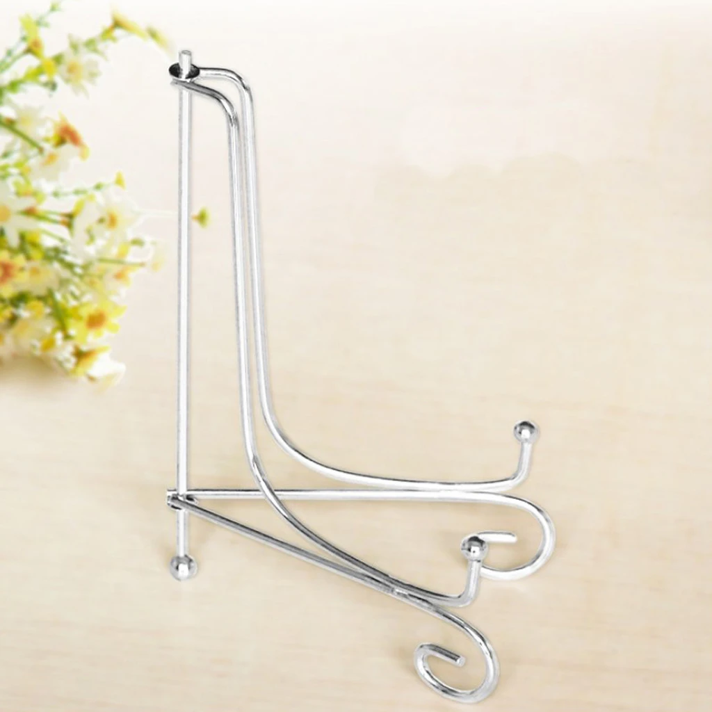 Iron Wire Art Display Stand Easel Plate/Books/Painting/Photo/Prize Display Pick, Art Display Stands