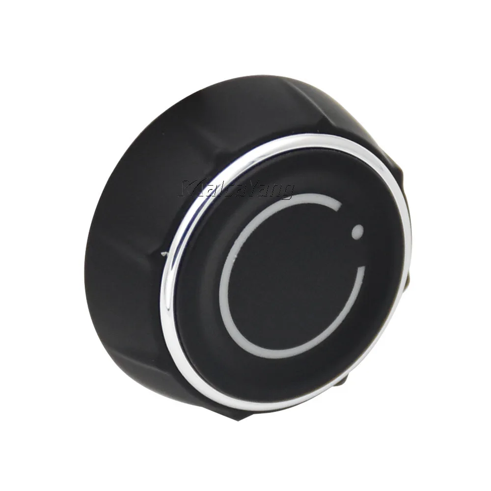 Car Audio Knob Cover Cd Multimedia Volume Control Switch Button For