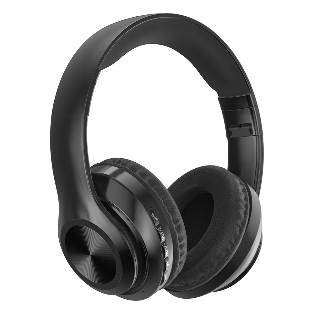 PunnkFunnk Wireless Headset Bluetooth Headpone 5.0 Foldablel Deep Bass Stereo Noise Reduction