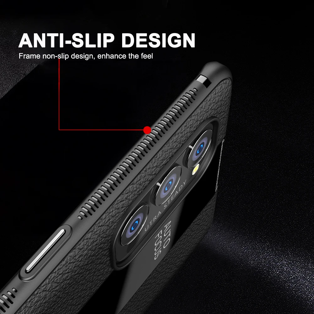 Роскошный силиконовый чехол для телефона Reno 4 5G с личи венами OPPO Pro Ультратонкий
