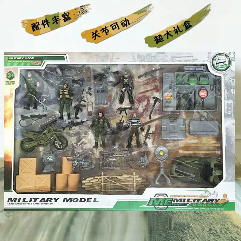 

Model Soldier Model Special Forces Anti-terrorism Elite xiao bing ren Doll Movable Joint Figure Doll Toy